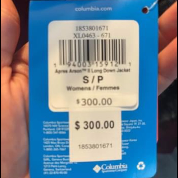 Columbia winter jacket - Picture 3 of 3